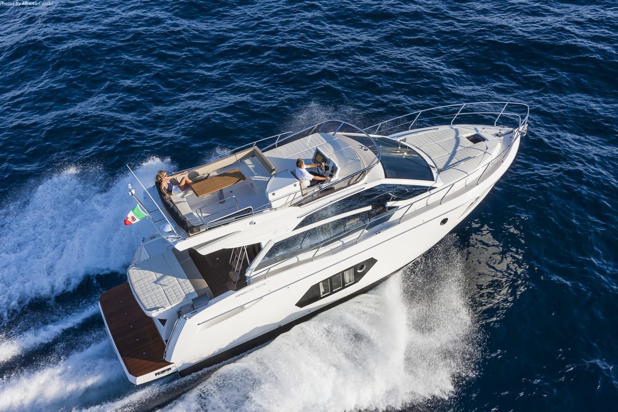 absolute yacht 45 fly price