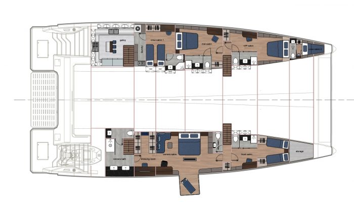 Hybrid Solar Catamaran Ocean Eco 90