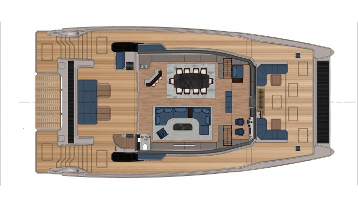 Hybrid Solar Catamaran Ocean Eco 90